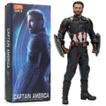 30cm Marvel The Avengers 1/6 Iron Man Mk46 Scarlet Spiderman Anime Figure Model Collection Toy Gift
