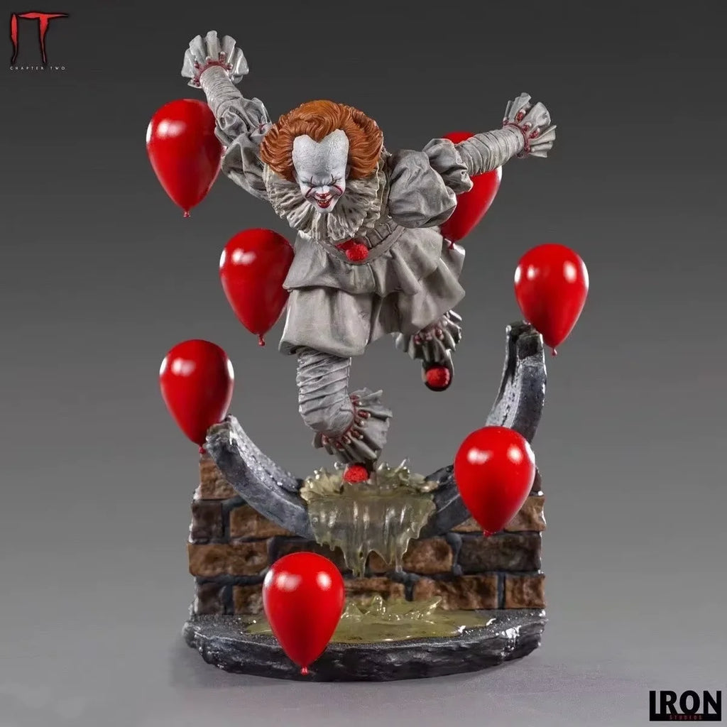 1/10 Iron Studios Movie Stephen King'S It Pennywise Joker Action Figure Anime Figure Pvc Statue Collection Model Desk Toy Gift