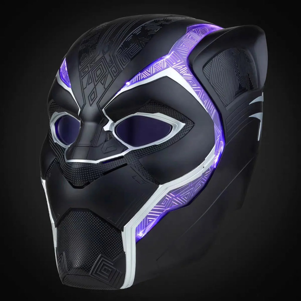 Hasbro Marvel Black Panther Electronic Helmet Legends Series 1:1 Wearable Cosplay Prop Legacy Collection Vibranium Light FX