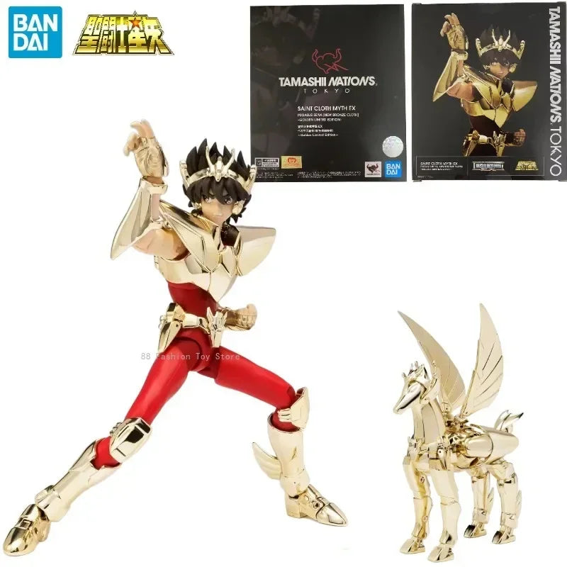 In Stock Original Bandai Saint Seiya Myth Cloth TNT Limited Ex Gold Andromeda Shun Phoenix Pegasus Purple Dragon Glacier Action