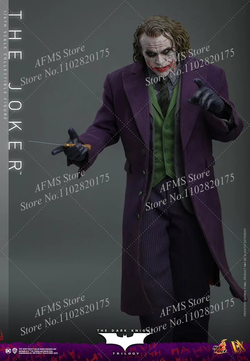 HOTTOYS HT DX32 1/6 Scale Collectible Figure Clown Heath Ledger Batman The Dark Knight 12Inch Men Soldier Action Figure Model