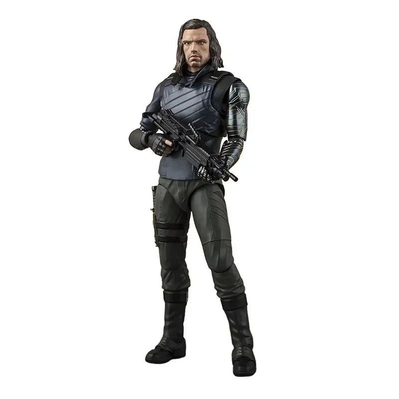 BANDAI Original S.H.Figuarts Avengers:Infinity War Falcon & Winter Soldier America Anime Action Figures Toys for Boys Christmas
