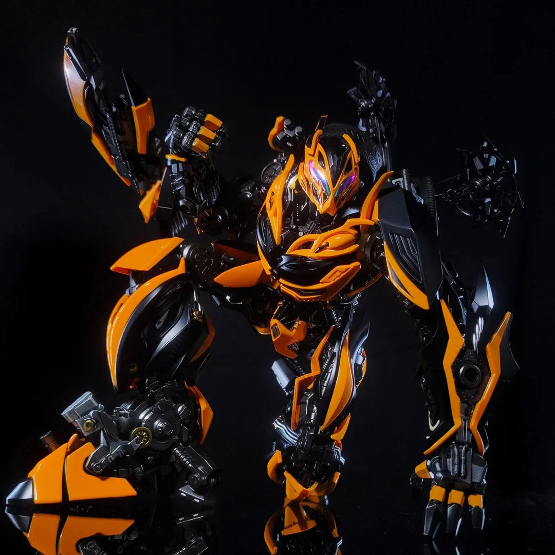 In Stock Transformation 4 Cm-006 Bumblebee Dlx Movie High Quality Model Robot Action Figure Kit Comic Mecha Collect Hobby Gifts