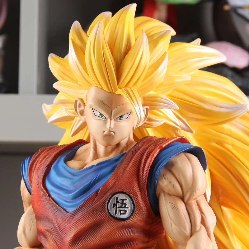 Anime Goku Dragon Ball Figurine Gk Super Saiyan Action Figures Ssj3 Vegetto Model Pvc Collection Toys Gifts