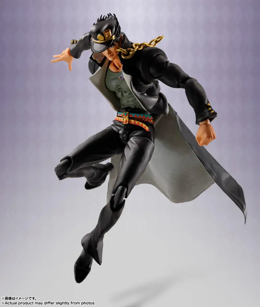 In Stock Genuine BANDAI SHFiguarts Jojos Bizarre Adventure Jotaro Kujo Figure Anime Action Model Toy