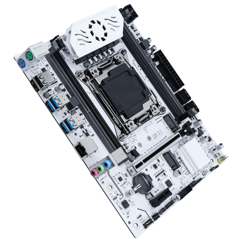 MOUGOL X99 Gaming Motherboard Set C612 Chipset TPM2.0 Pin with Xeon E5-2682 V4 CPU & 16GB(2x8GB) DDR4 2133MHz RAM M.2 NVME SATA3