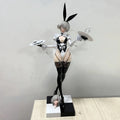48CM NieR: Automata Yorha Type B 2B YoRHa Type A No.2 A2 Two Head bunny girl figure PVC Action Toy Collection Model Doll Gift