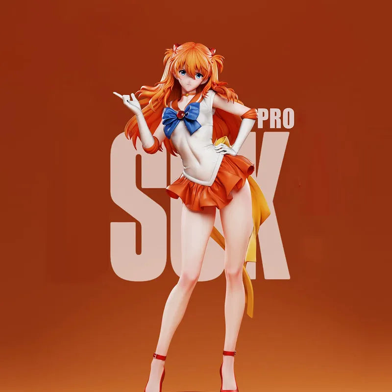 30cm Anime Asuka Langley Soryu Figure Shikinami Asuka Rangure Figures Pvc Colletion Statue Desk Decora Model Doll Toy Gifts
