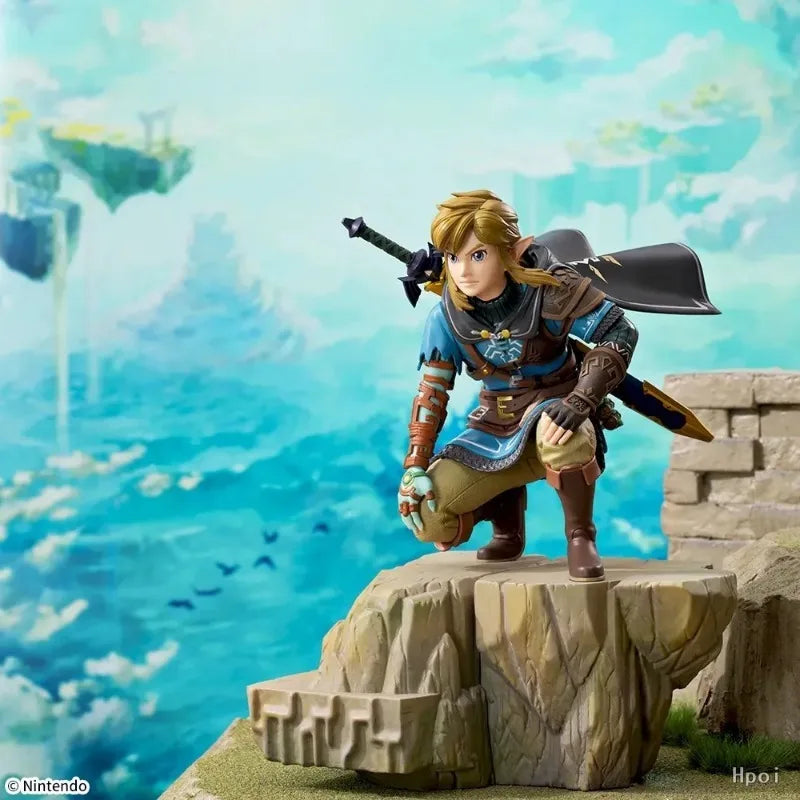 Original Sega The Legend of Zelda Tears of the Kingdom FIGURIZMα Link Figure SEGA 23CM Anime Action Model Collectible Toys Gift