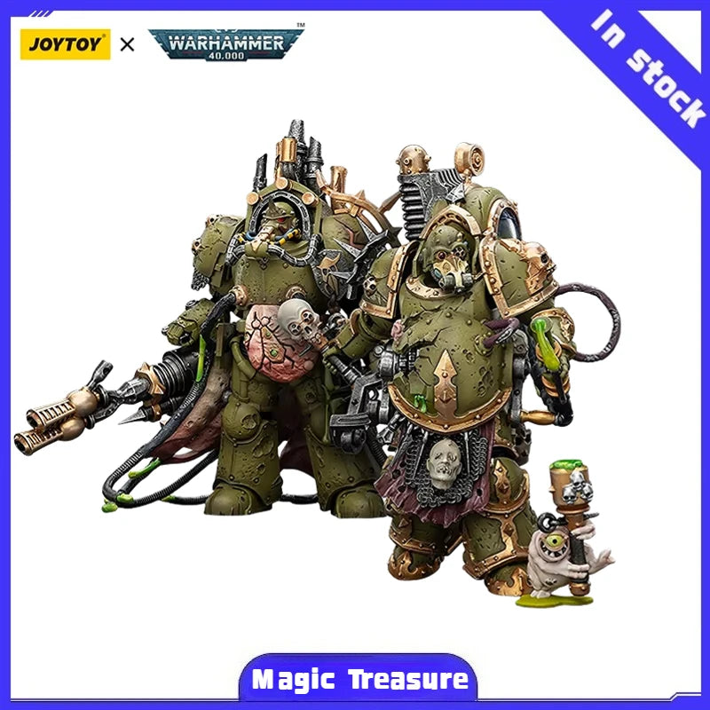 【MT】JOYTOY Warhammer 40K Death Guard Lord of Virulence Foul Blightspawn 1/18 Action Figure Model Toy