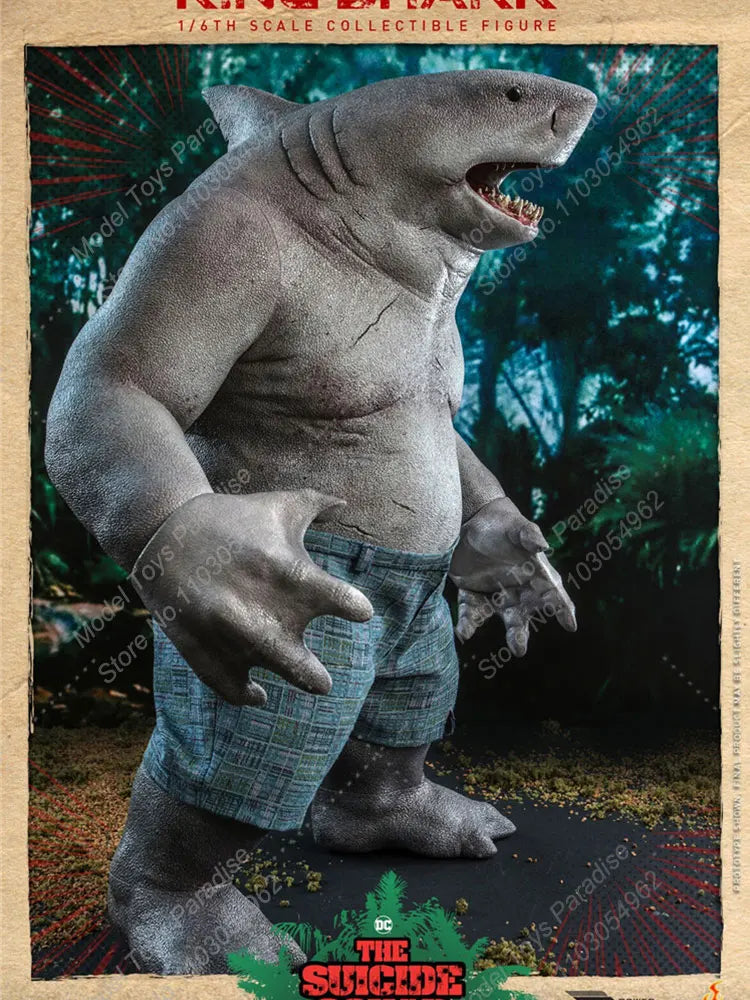HOTTOYS HT PPS006 1/6 Collectible King Shark The Suicide Squad Nanaue Super Villain Full Set 12inch  Action Figure Soldier Model