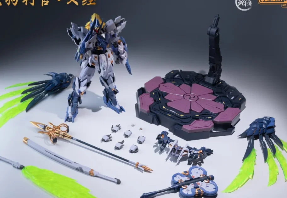 Stock Available SUNDAY HOBBY Self-assembled National Creation Mechanized Dog Judge Model Toy Figure Collectible Handmade Art
