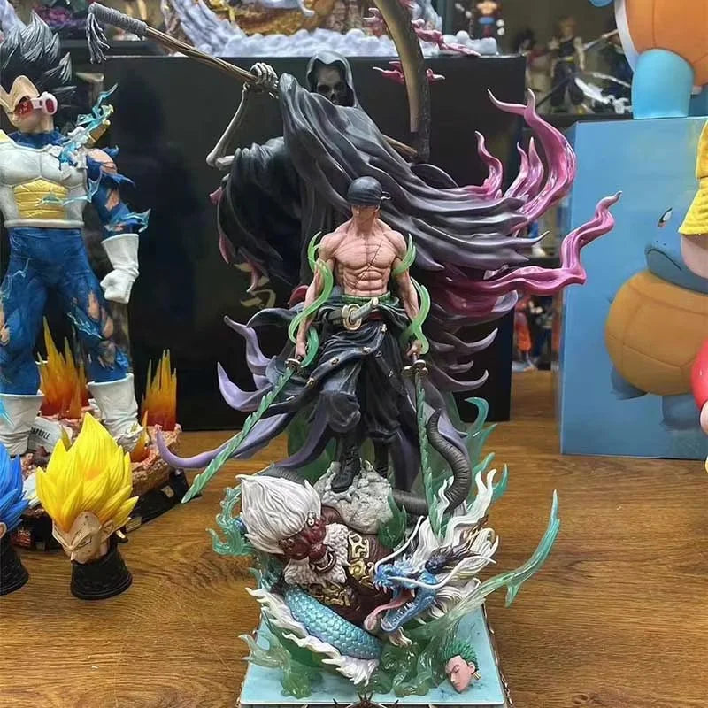 One Piece Аниме 30 см фигурка - Изправен Ророноа Зоро екшън фигурка Модел Колекция Декорация за стая Кукли Играчка Подарък за момчета