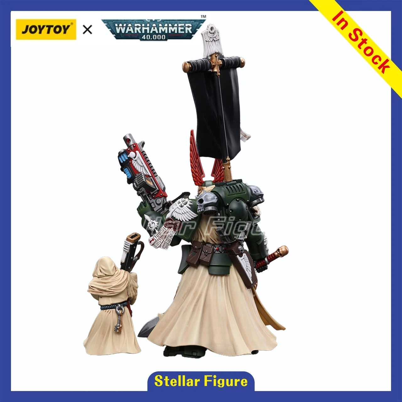 【SF】JOYTOY 1/18 Action Figure Dark Angels Supreme Grand Master Azrael Model Toys Gifts Collection Ornaments