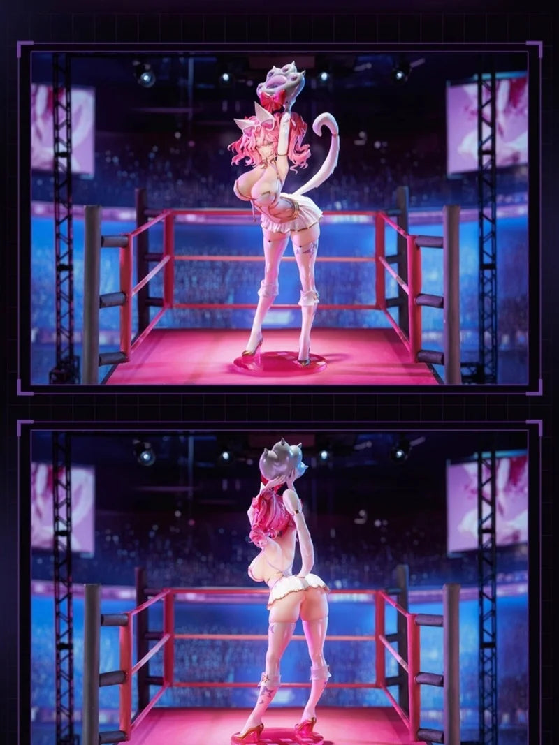 In Stock Animester Master Mianmian Kitty Wrestler Casey Anime Action Figure Classic Charm Collectible Gift Series Ornaments