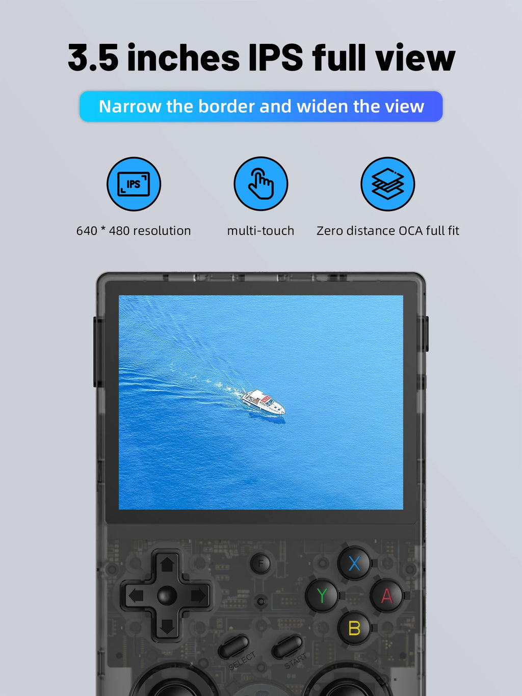 ANBERNIC RG353V RG353VS Handheld Gam Console 3.5'' IPS Screen HDMI Output Android Linux OS Built-in Retro Emulator Player Gifts