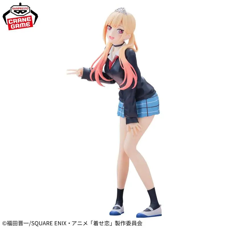 Original Bandai My Dress-Up Darling Season 2 Glitter&glamours Marin Kitakawa Bunkasai Ver Anime Action Figures Model Ornaments