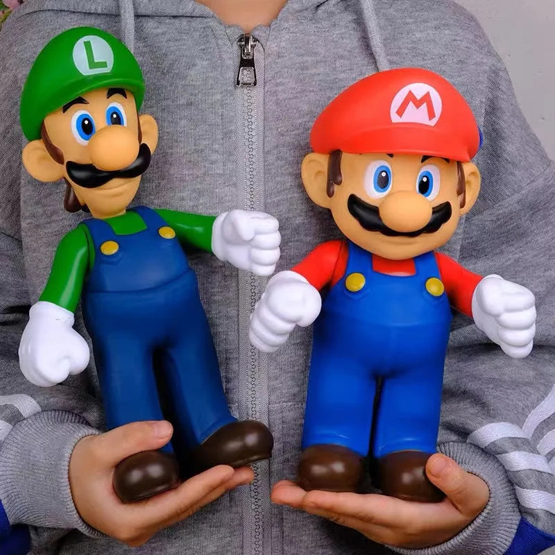 39 cm Anime Super Marios Serie Große Actionfigur Spielzeug Bowser Figuren PVC Spielzeugmodell Für Kinder Geburtstag Sammlergeschenke