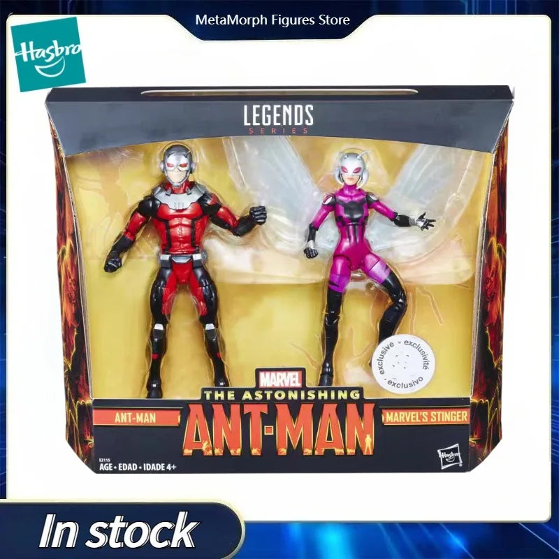 Original Hasbro Marvel Legends Series THE ASTONISHING ANT-MAN & STINGER Anime Figure Toy Model Collection