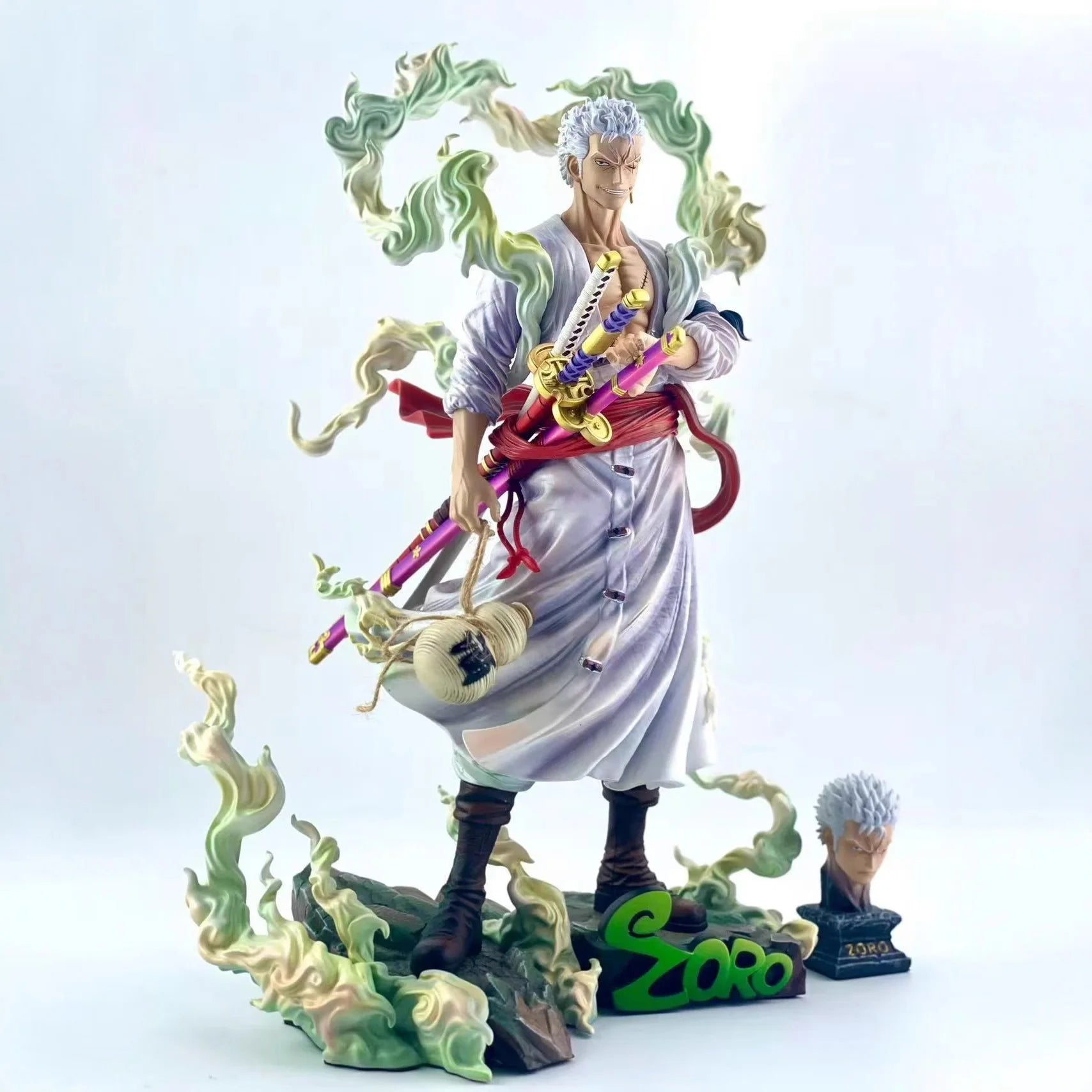 28cm One Piece Gk Nami Sanji Nika Zoro Upgrade Face Carving Pvc Modle Cartoon Figures Toy Desktop Decoration Exquisite Gift