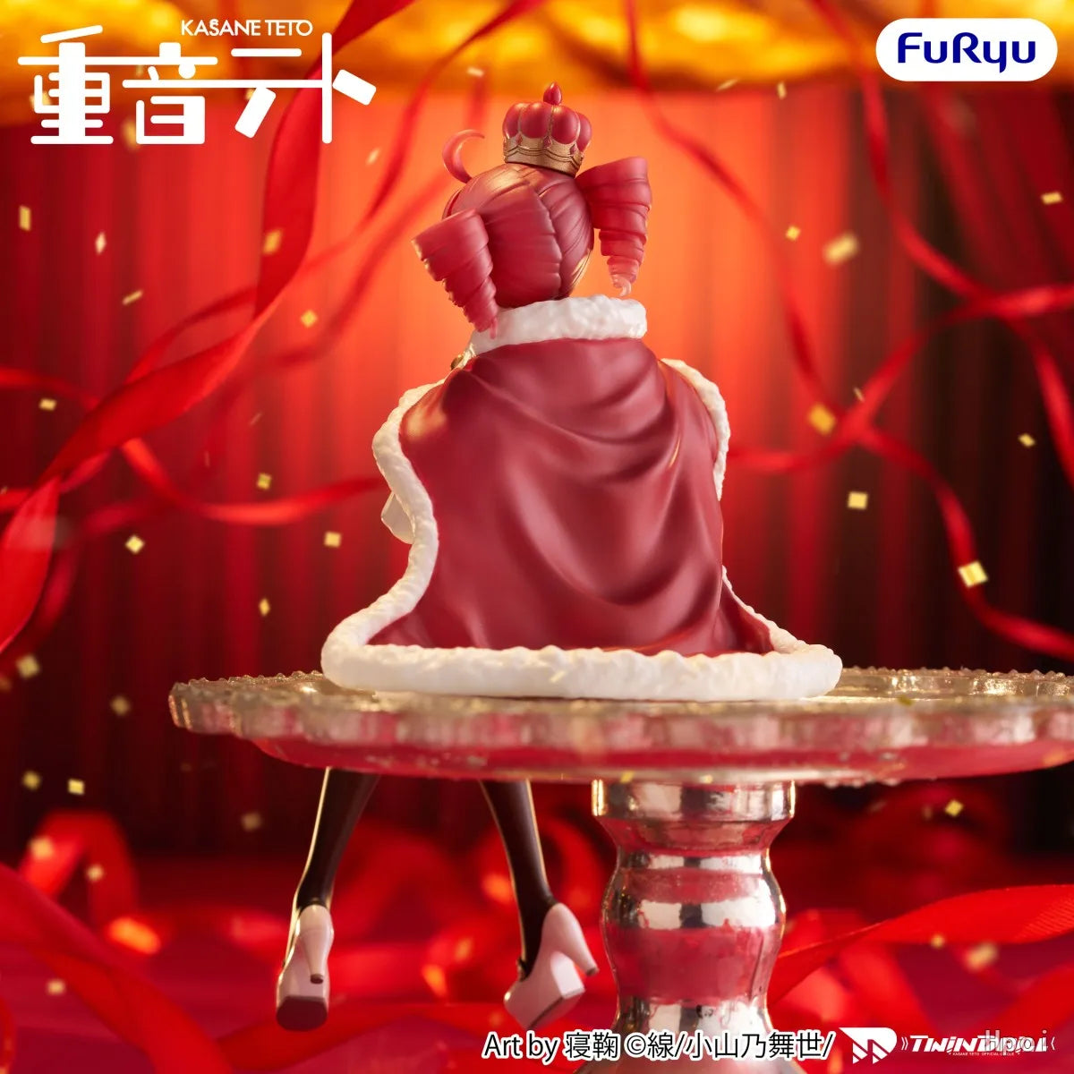 Original Genuine FuRyu Prepainted Noodle Stopper Figure Utau Kasane Teto Virtual Singer Figure Model Decoration Collection Gift