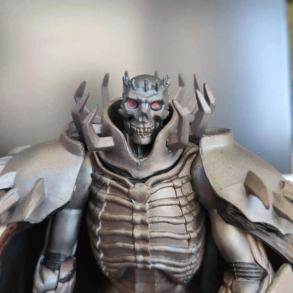 21 см фигурка на рицар от Череп на Айкслан, брониран зелен сребрист рицар, PVC фигурка, подаръчен модел, колекционерски екшън играчки, подарък