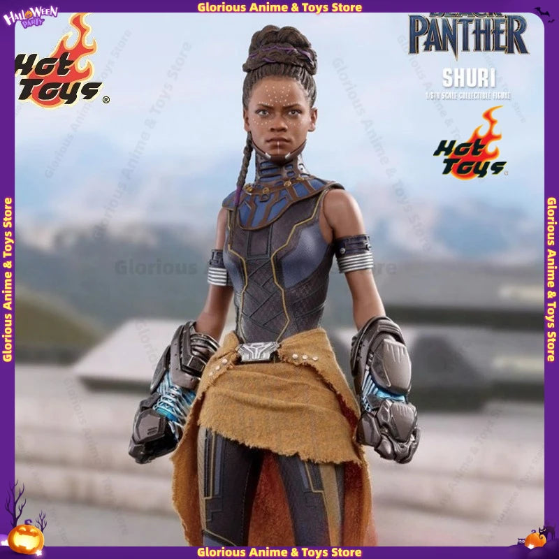 24-hour Shipment HT Hottoys Black Panther Sister Reunion 3 Shuri Su Rui Princess MMS501 1/6 Gift Collection Mobile Model