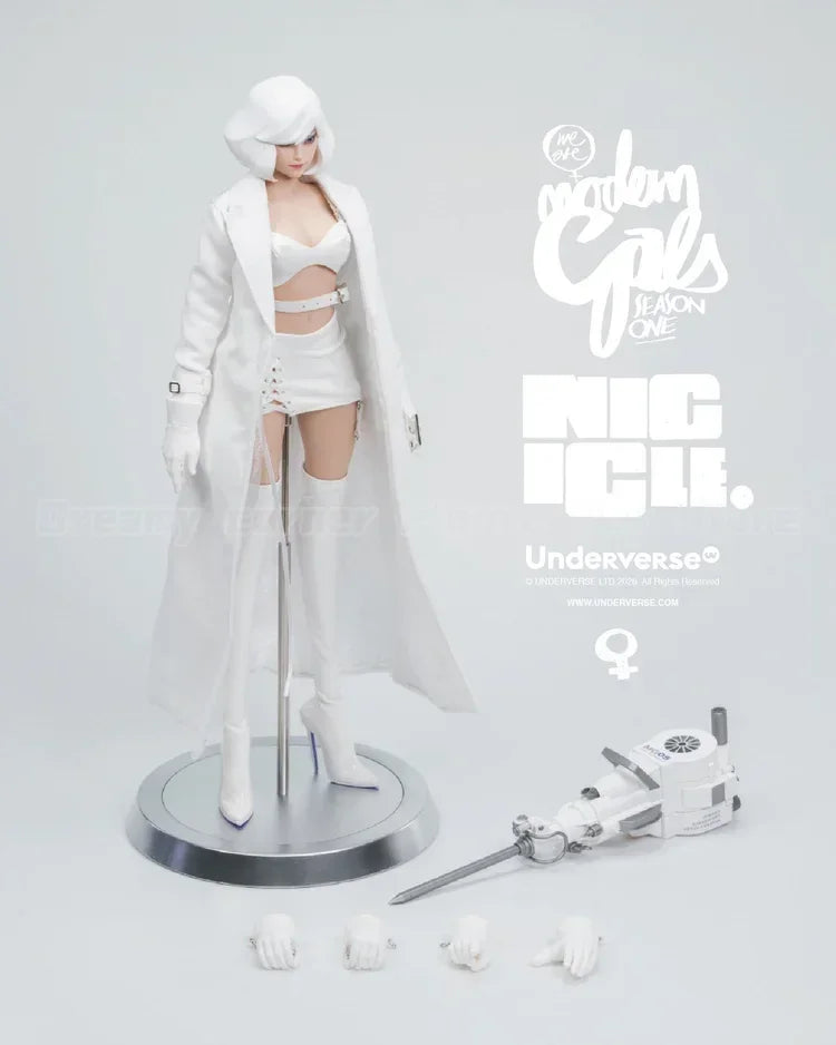 【In Stock】Underverse MODERN GALS FANCY JANE NICICLE LIMITED EDITION 1/6 Action Figure