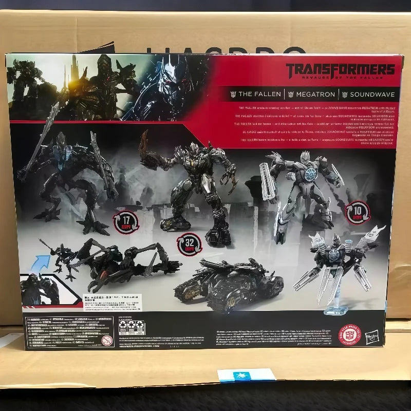In Stock Hasbro Transformers Movie Toys Megatron Soundwave The Fallen Limited Edition Anime Action Figure Model Collect Toys
