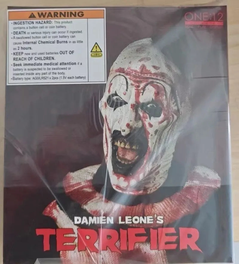 In Stock Original Mezco Toyz Terrifier One:12 Collective Art The Clown Deluxe Edition Anime Action Model Gifts Toys