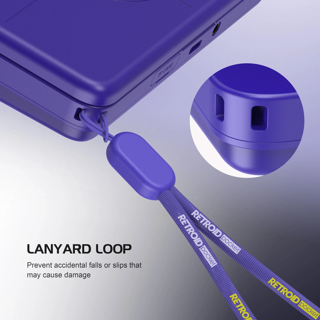 AMPOWN Retroid Pocket Flip2 Tragbarer Retro-Videospiel-Player 5,5'' AMOLED Android Handheld-Spiel-Player Spelcomputer mit Spielen