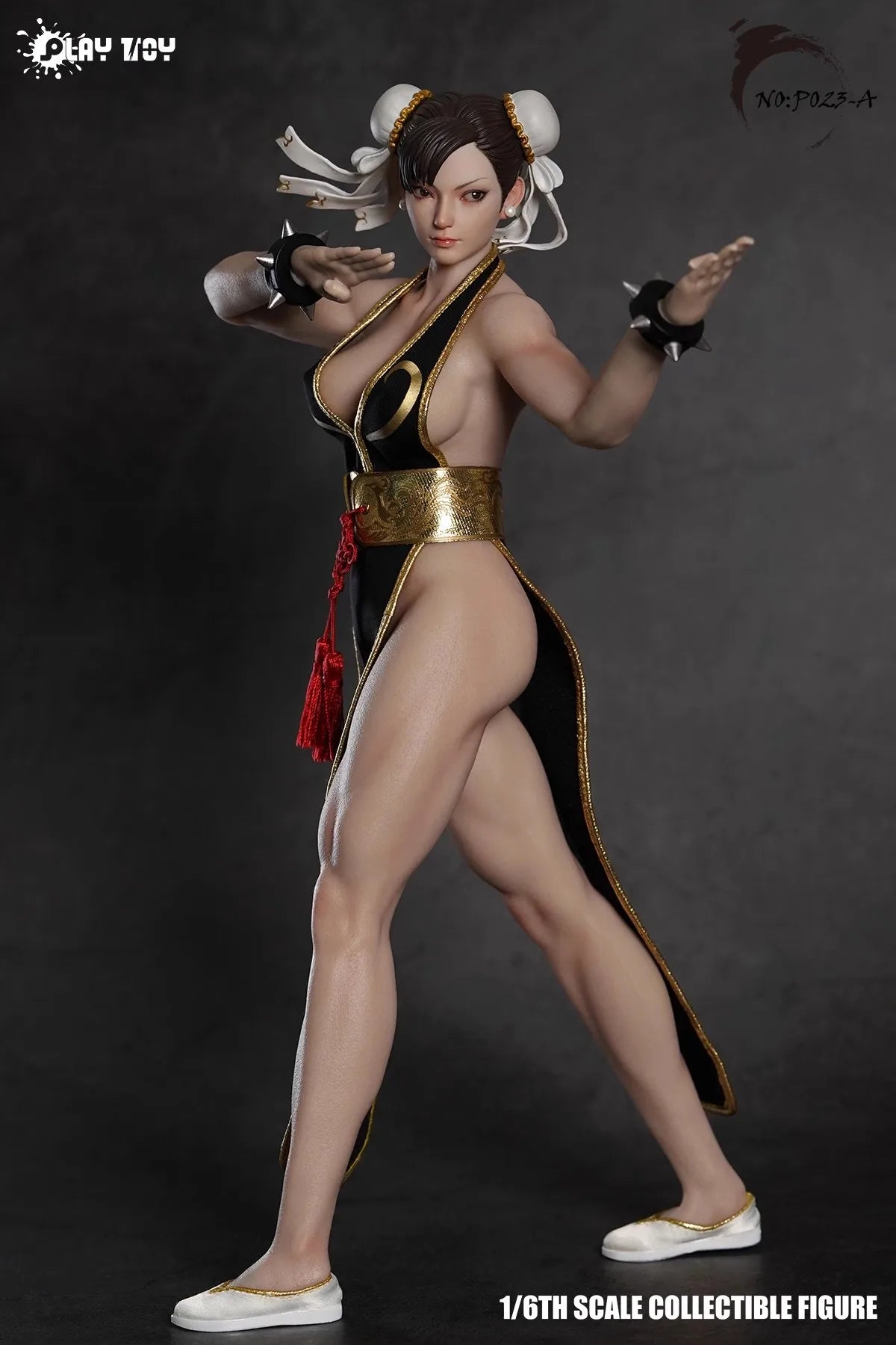 In Stock Originate PLAY TOY Chun-Li Movable Model Toys Collection 1/6 Steel bone silica gel body SF Chun Li PLAYTOY P023