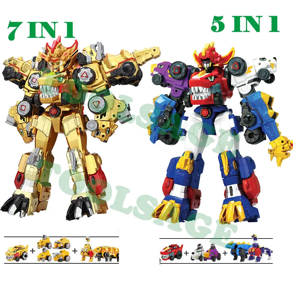 Dino Core Ultra D-Buster Tyranno Dinosaur Transform Robot Combiner 5in1 / 7in 1 Action Figure No Box