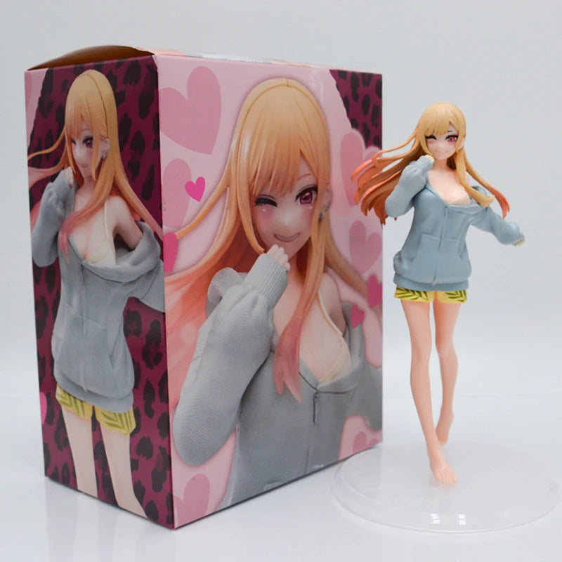 23cm My Dress-Up Darling Sexy Anime Girl Figure Marin Kitagawa Bikini Action Figure Adult Collectible Model Doll Toys Gifts
