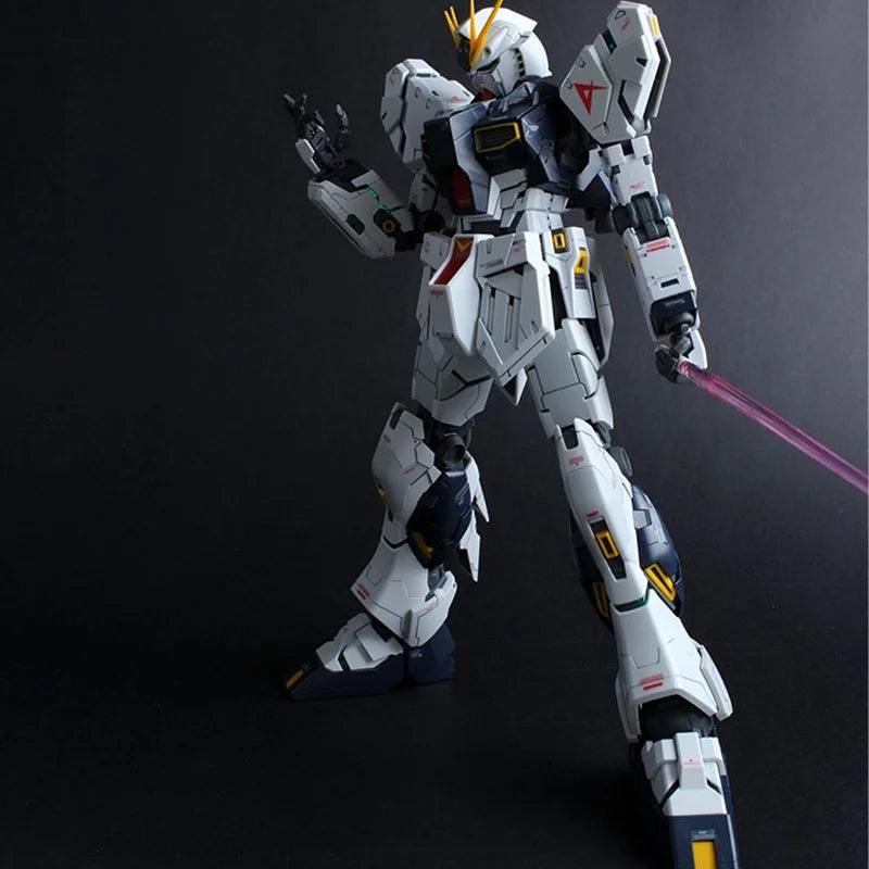 Bandai Original MG 1/100 RX93 V Gundam Ver Ka Full Action Assembly Model Figure Anime Robot Toy Gift