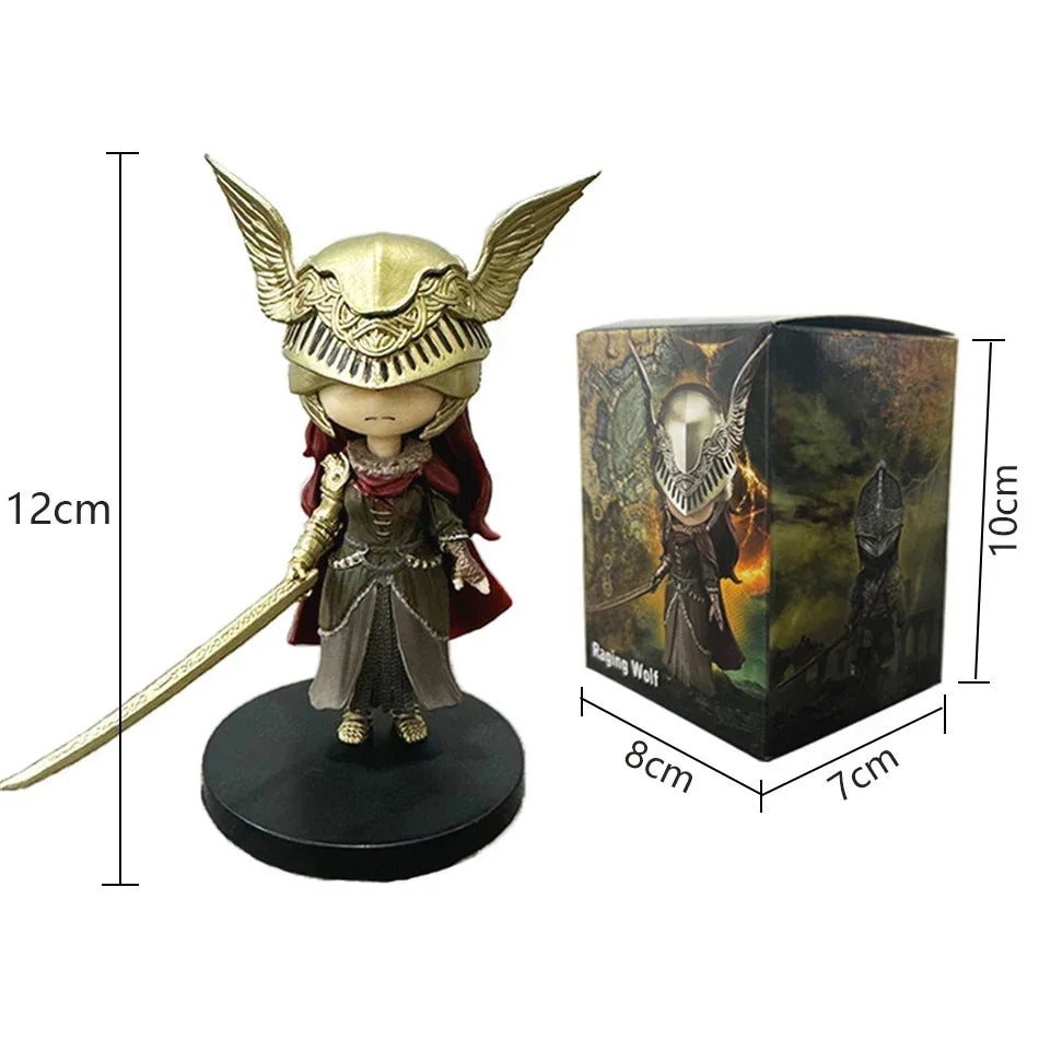 2026 In Stock Ring Gaming Q Version Mini Ranni Cat Melina Malenia The Half-Wolf Action Figure Lani Magic Ornaments Dolls