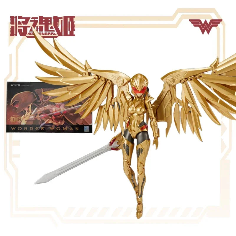 Assemble Original DC Series Wonder Woman Anime Action Dolls, Model Toys, Collectible Models, Accessories, and Children's Gifts