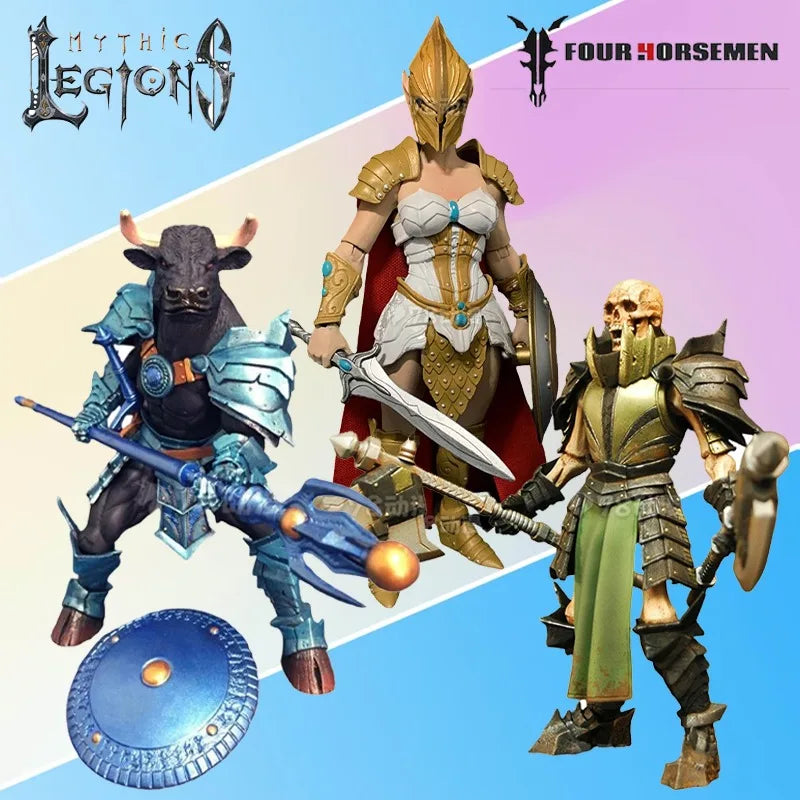 Four Horsemen Studios Genuine Mythic Legions Series Dorena Onores，Marius，Torien Finished Product Movable Model Exquisite Toys