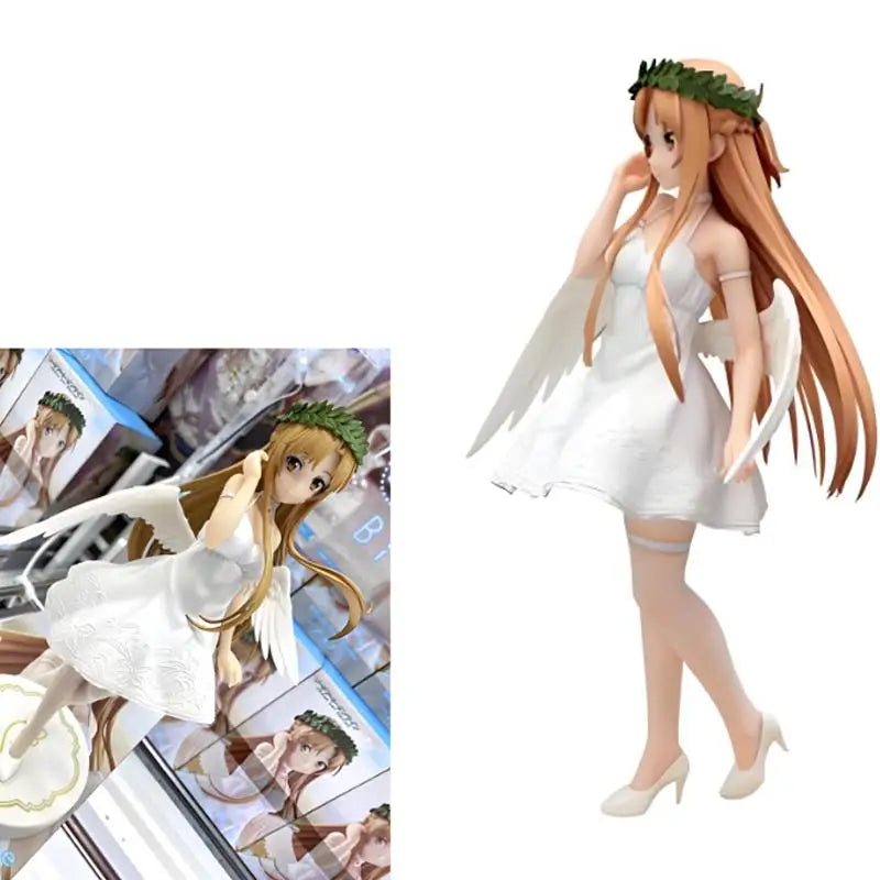 Original Furyu Sword Art Online Yuuki Asuna Bicute Pure Pvc Anime Figure Model Collector Toy Gift Desktop Ornament In Stock
