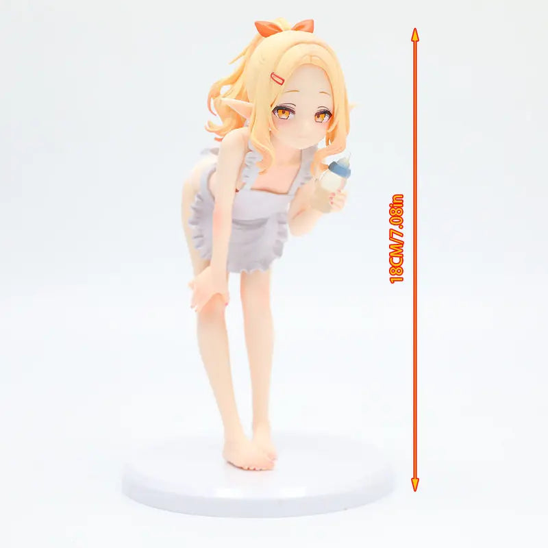 Anime Figure Elf Magical Girl Swimsuit Pvc Collectible Figurine Desktop Ornament Computer Case Decoration Boxed Display Model