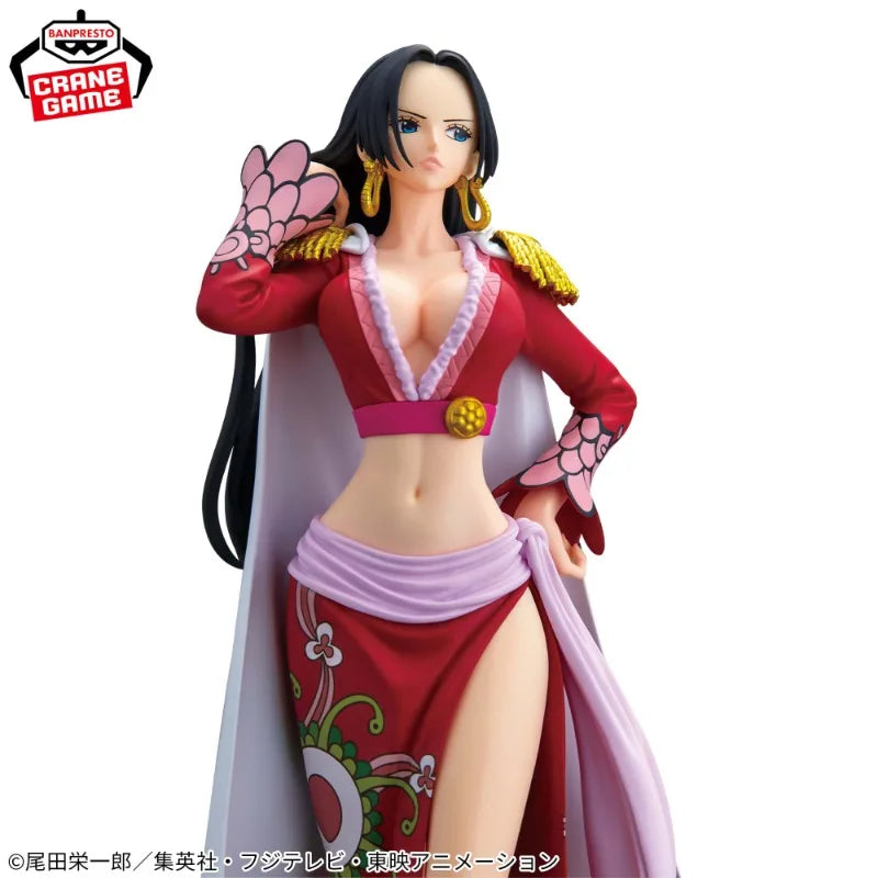 Original Banpresto Glitter & Glamours One Piece Boa Hancock 22Cm Anime Action Figure PVC Collectible Model Toys Children's Gifts