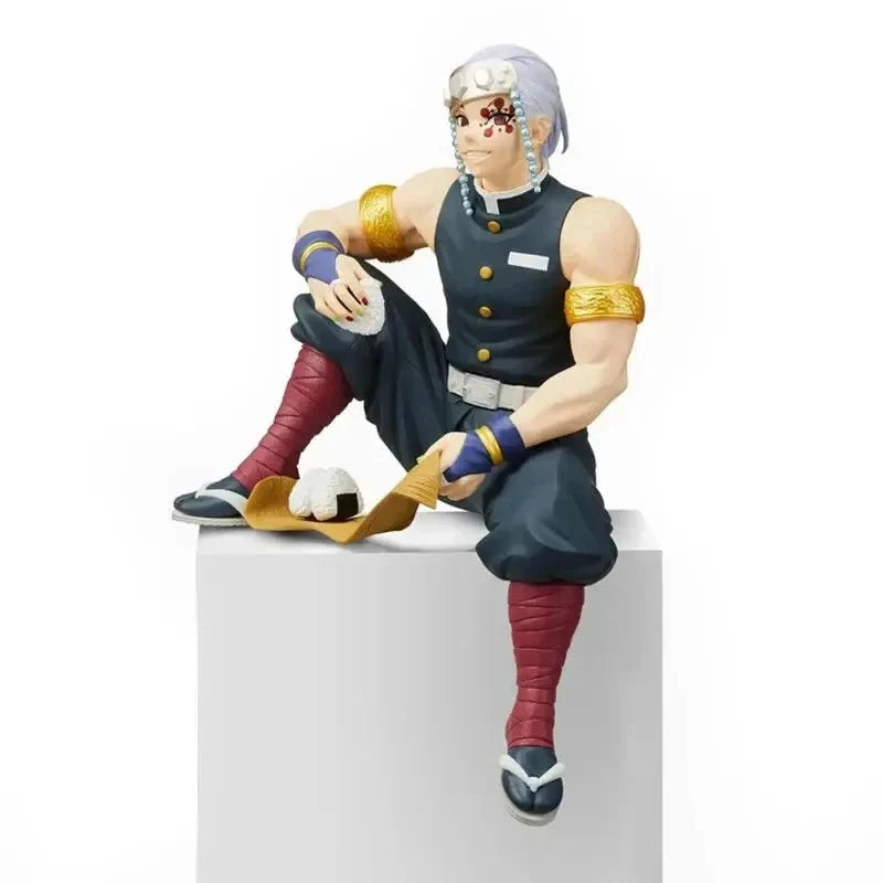 Dämonentöter Anime-Figuren 15 cm Modell Kimetsu No Yaiba Actionfigur Nezuko Zenitsu Giyuu Kyoujurou Mitsuri Puppenspielzeug für Kinder