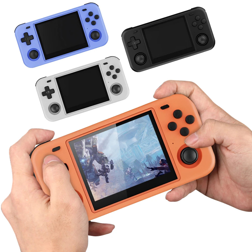 O30S Retro Handheld Game Console Linux System 3.5 Inch IPS Screen Portable Pocket Video Player Open Source for Kids Adults