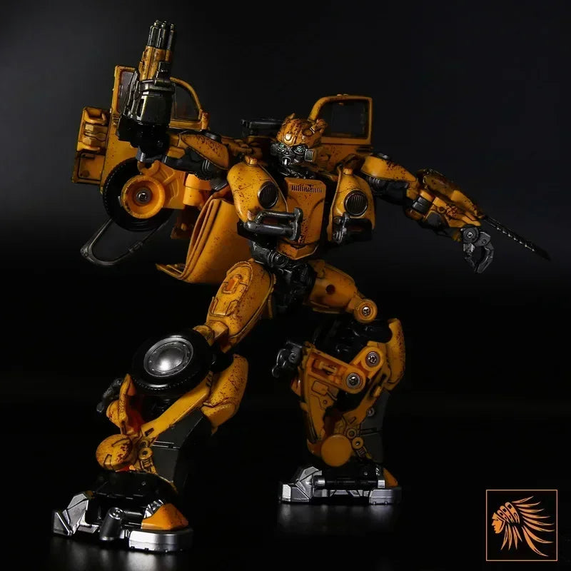 Bumblebee 21cm Action Figures Model Ransforming Beetle Battle Damage Transformers Repainted Version Robot Toys Gift