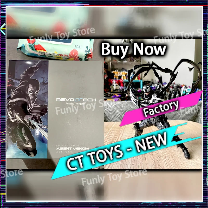 In Stock Ct Toys Agent Venom Amazing Yamaguchi Agent Anti Venom Figure Spiderman Anime Action Figure Customized Gifts Toys