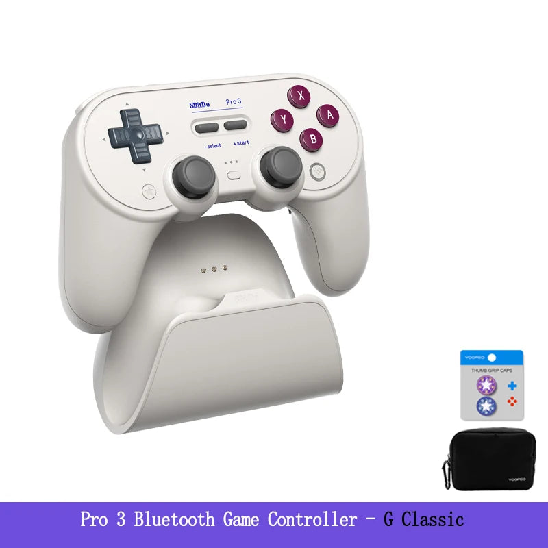  8BitDo Pro 3 Bluetooth Controller，Wireless Type C Gamepad with TMR Joysticks for NS Nintendo Switch 2,PC Windows,ANDROID,iOS