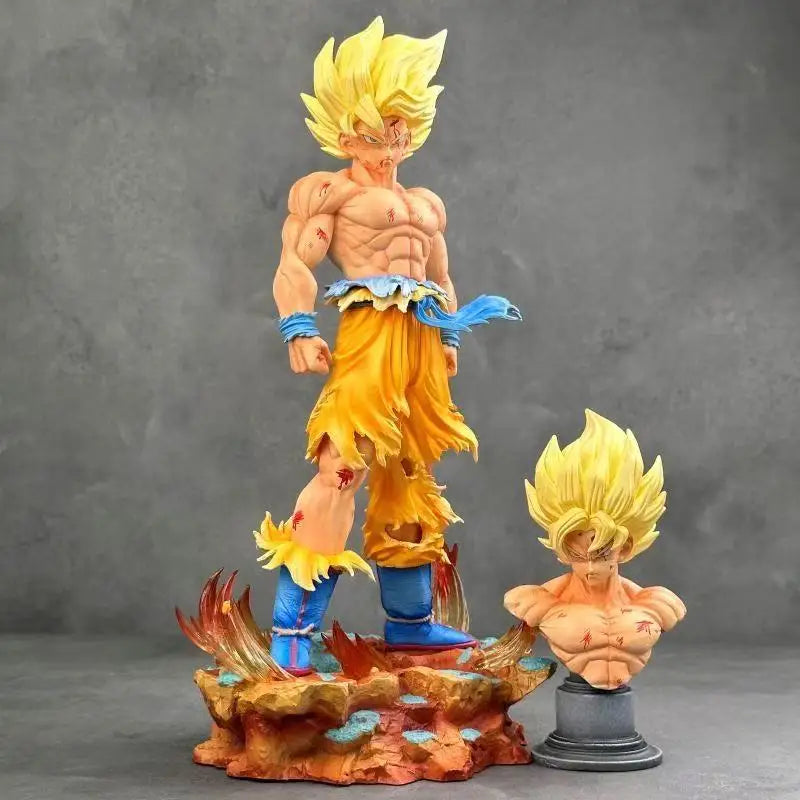 29cm Dragon Ball Z Jt Statue Son Goku Figure Super Saiyan Goku Action Figures Desktop Ornamen Collection Mode Toys Gifts