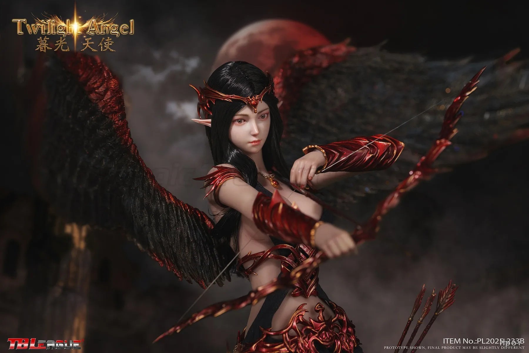 【MT】Original TBLeague PL2025-233B Twilight Angel Black Style 1/6 Action Figure Toy Collection Model Ornament