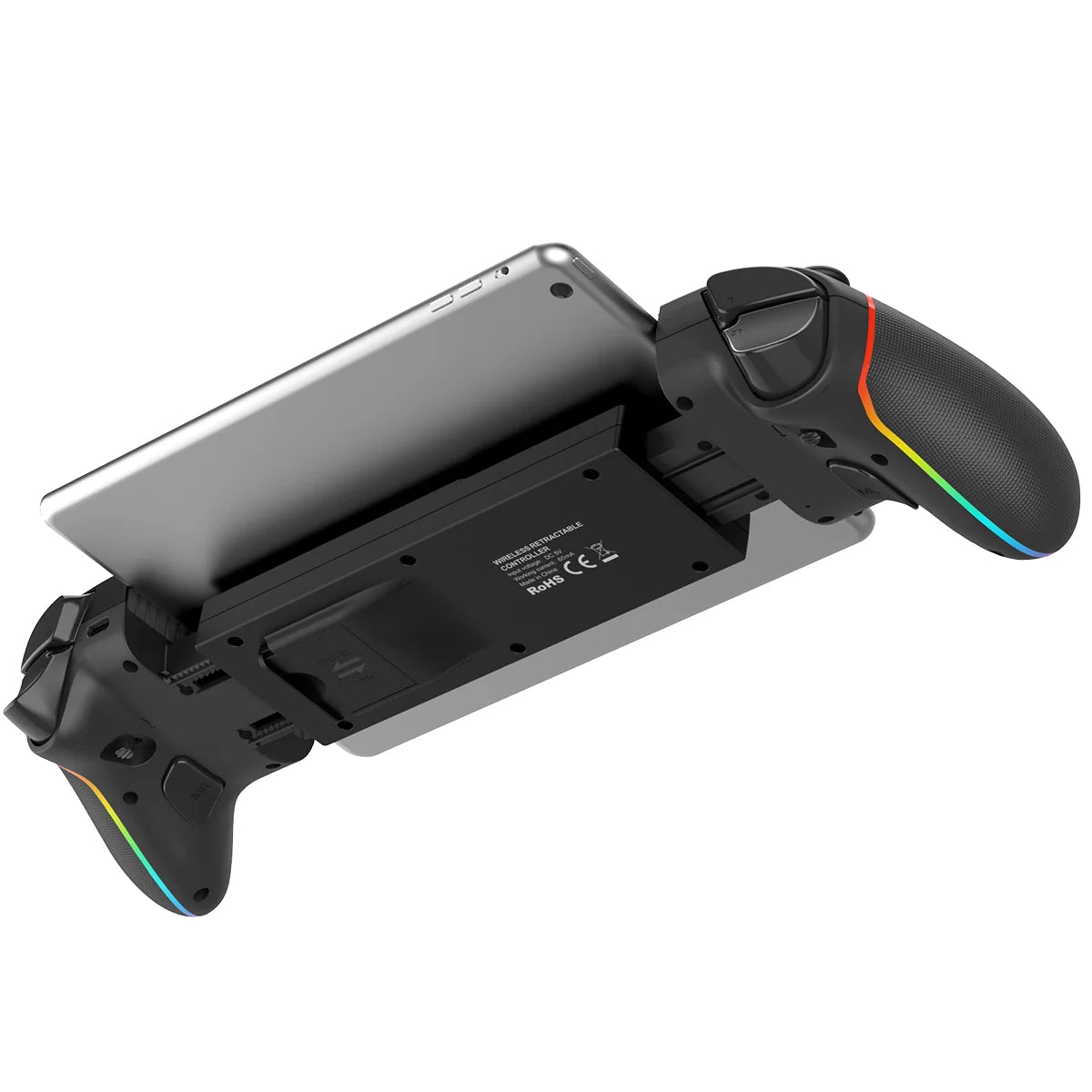 Wireless Stretchable Gamepad PG-9122 with RGB Lighting,Hall Joysticks&Triggers,Six-Axis motion Control For iOS/PS3/PS4/Switch