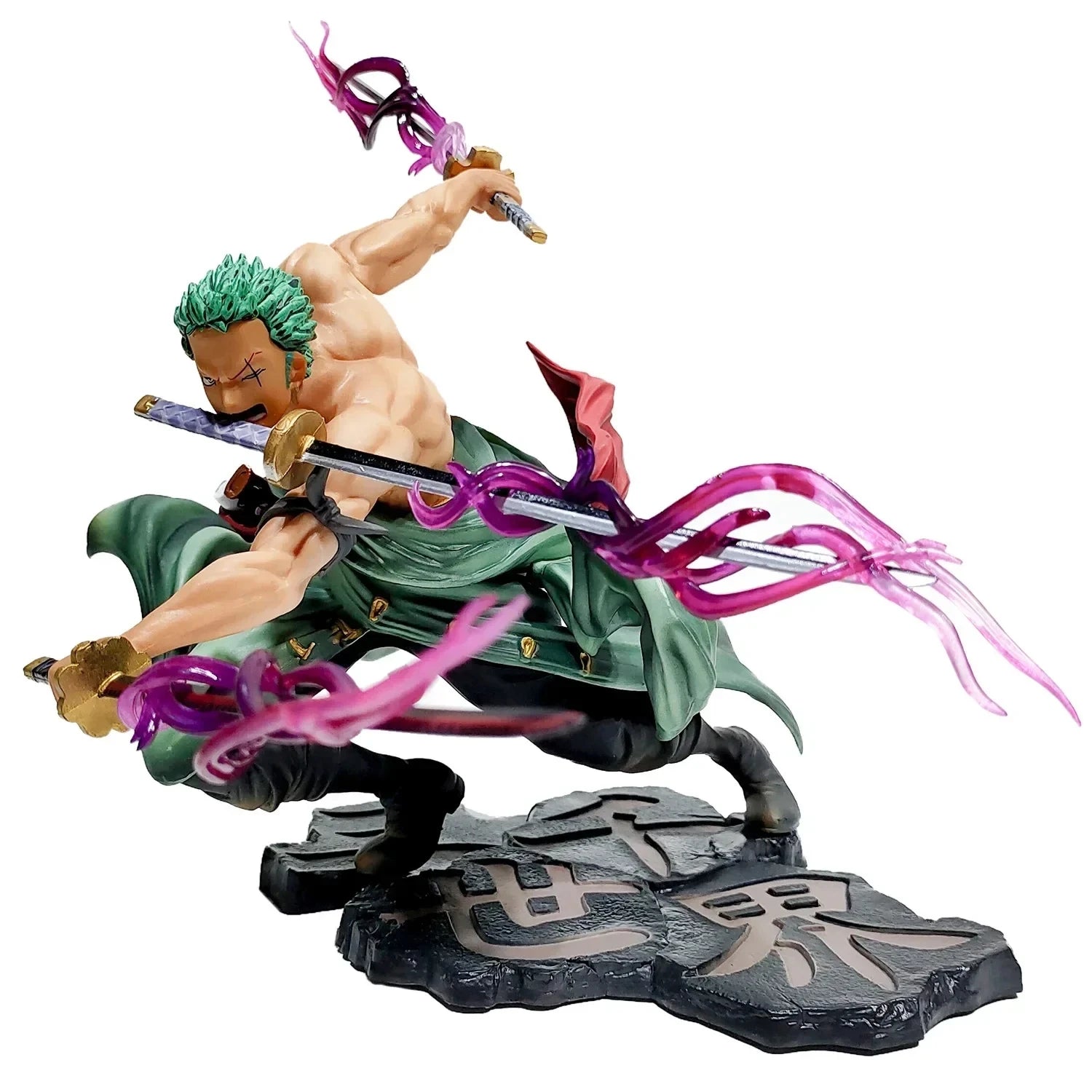 One Piece Roronoa Zoro Anime Action Figure - Three-Blade Sa-Maximum Manga Statue Model for Collectors And Kids